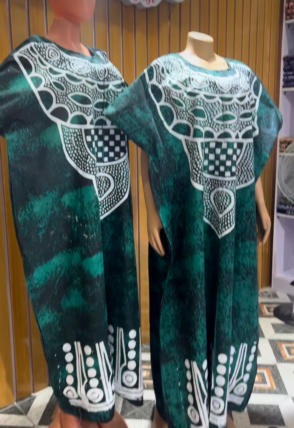 Adire kaftans Bubus