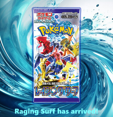 Scarlet &amp; Violet: Raging Surf - Japanese Pokemon Booster Pack (S3Va)