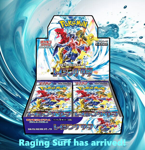 Scarlet &amp; Violet: Raging Surf - Japanese Pokemon Booster Display Box (S3Va) (30 booster packs!)
