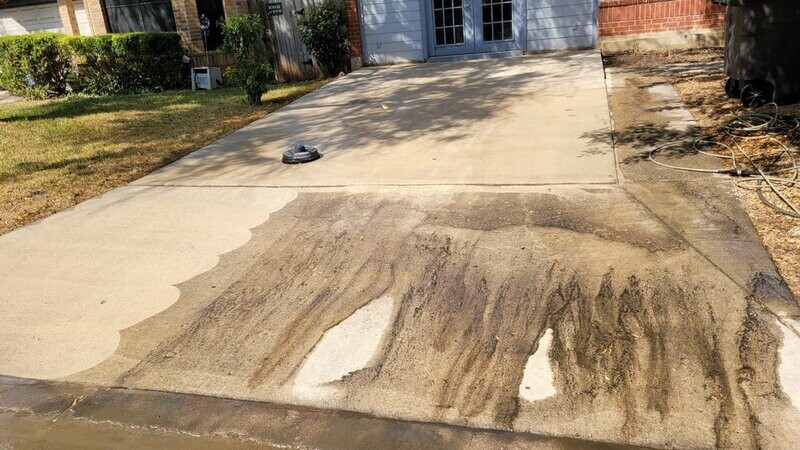 Residental driveway starting