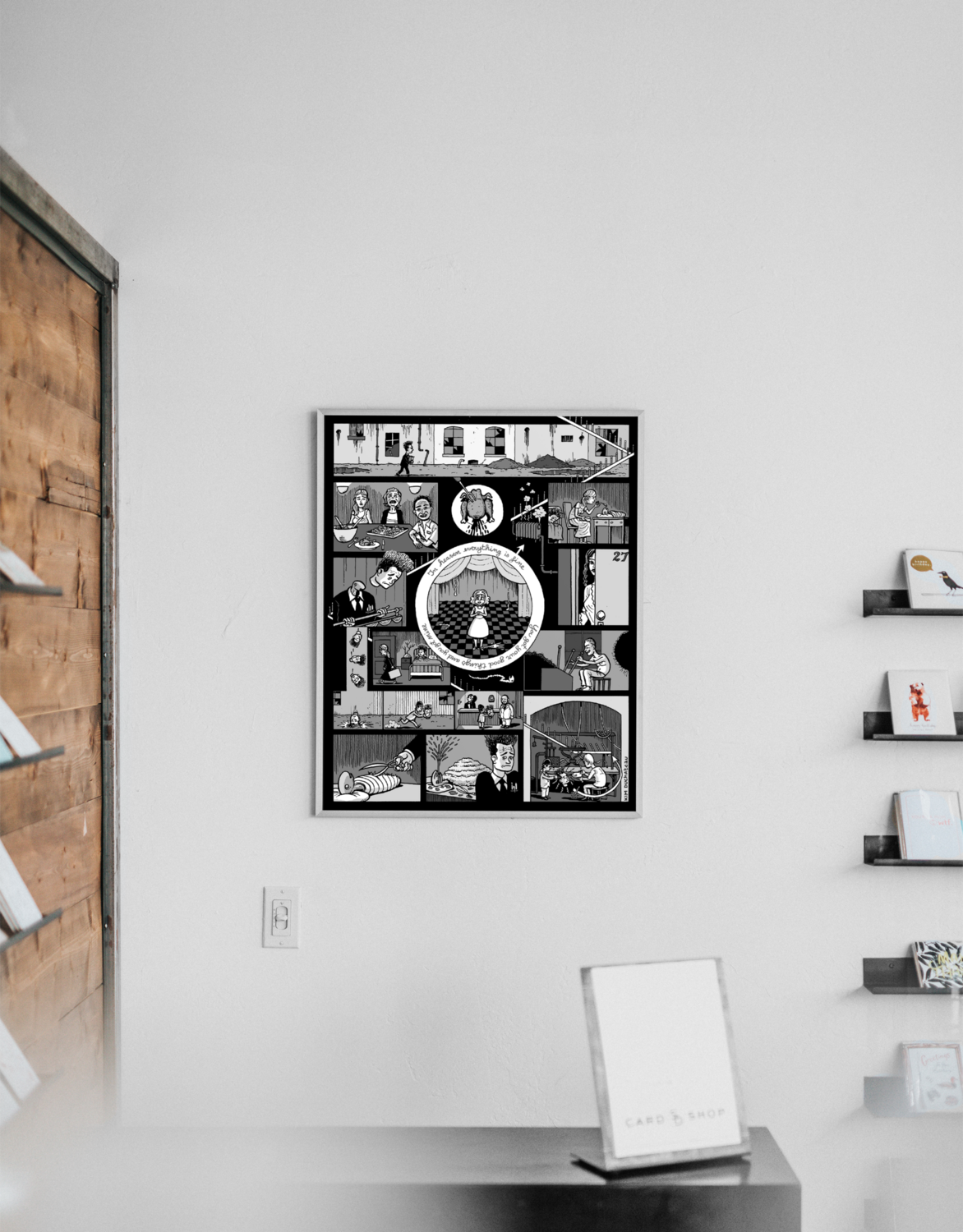 Gesigneerde poster Eraserhead