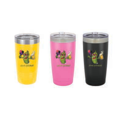 20oz Drunk Pickleball Insulated Tumbler