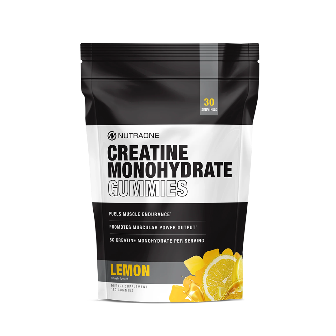 CREATINE MONOHYDRATE GUMMIES, Flavor: Lemon, Size: 30 Servings
