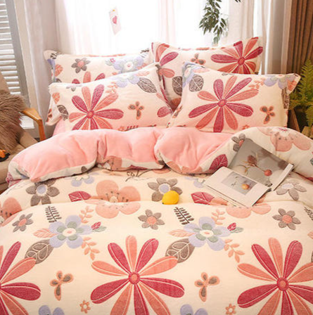 Double Size Flannel Fleece Comforter Cover 220x240 (without pillowcase)