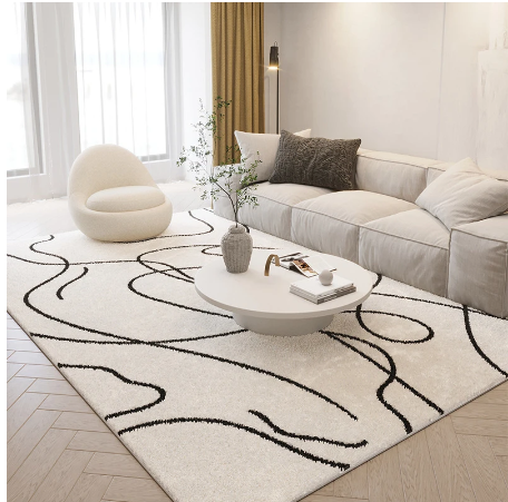 Nordic Ins Style Light Luxury Carpets, Thickened Plush Carpet