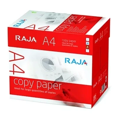 RAJA Copy Carta per fotocopie e stampanti A4, 80 g/m², Bianco (confezione 5 risme)