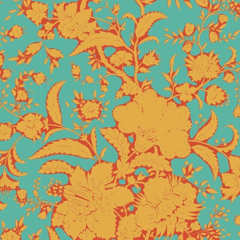 Tilda Bloomsville - Abloom - Turquoise