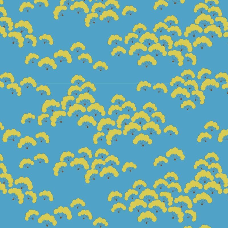 Tilda Bloomsville - Cotton Bloom - Sky