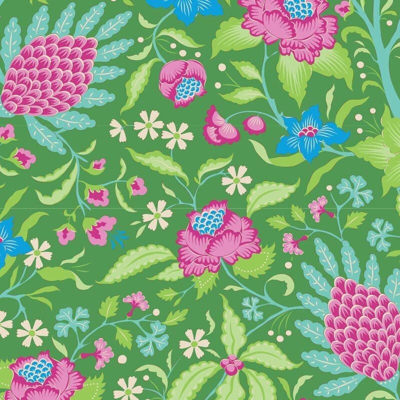 Tilda Bloomsville - Flowertangle - Green