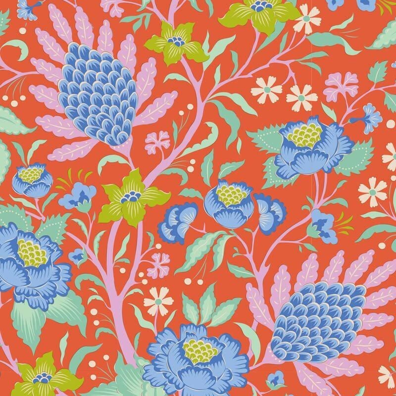 Tilda Bloomsville - Flowertangle - Persimmon