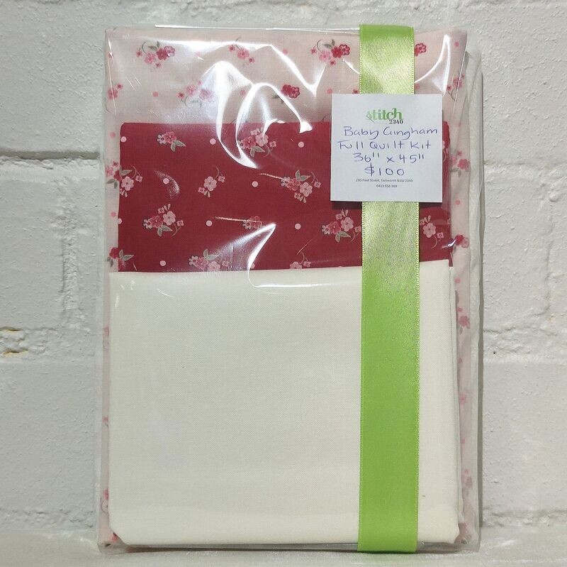 Baby Gingham Quilt Kit