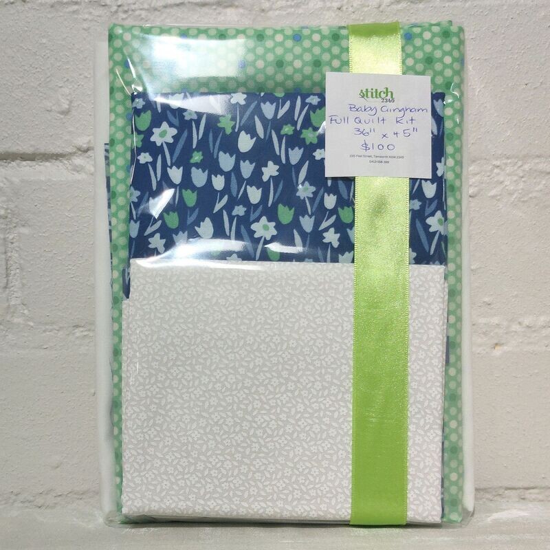 Baby Gingham Quilt Kit