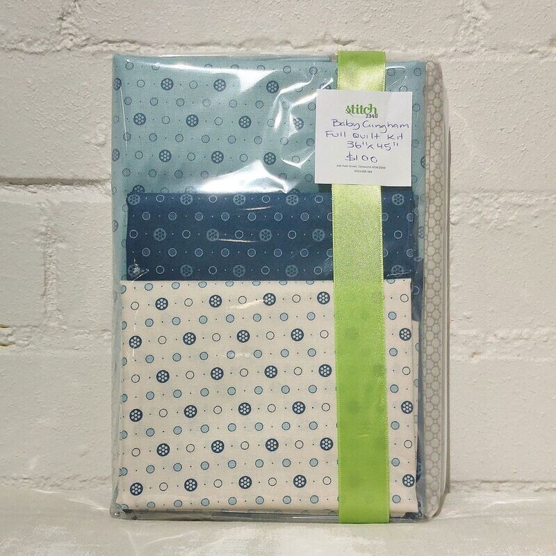 Baby Gingham Quilt Kit