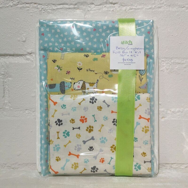 Baby Gingham Quilt Kit
