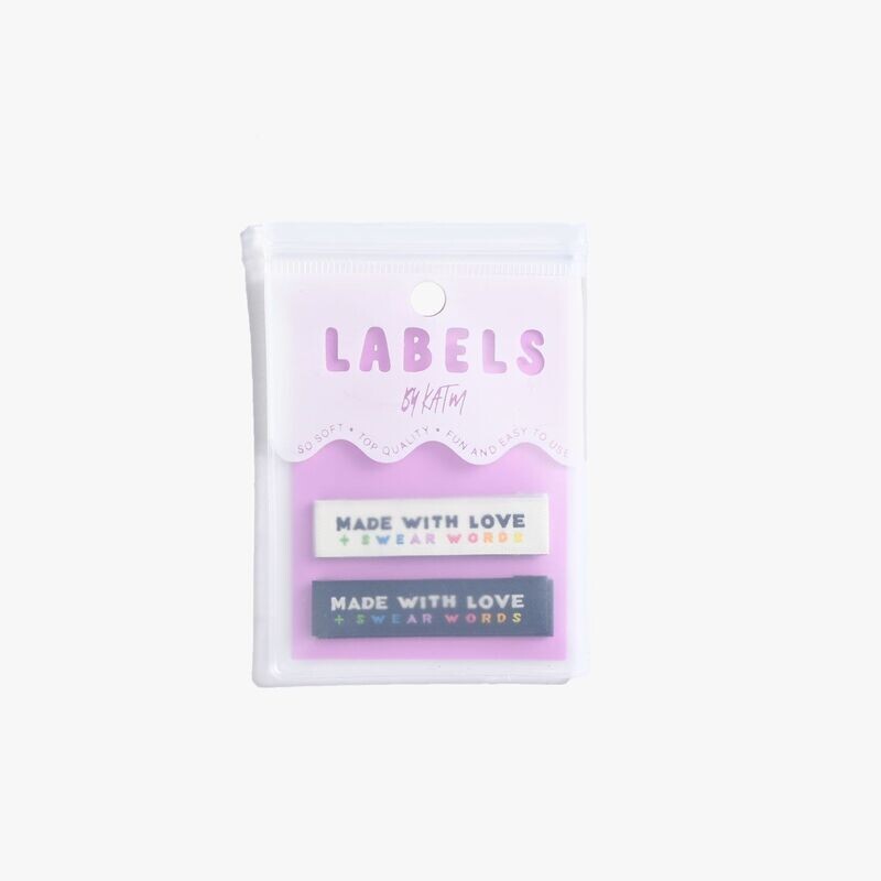 Made with love & swear words   | 6 sew in labels