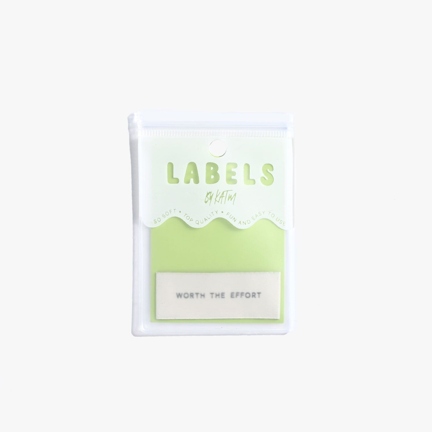 Worth the Effort   | 6 sew in labels