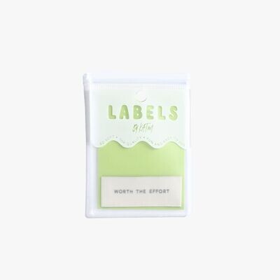 Worth the Effort | 6 sew in labels Worth the Effort | 6 sew in labels