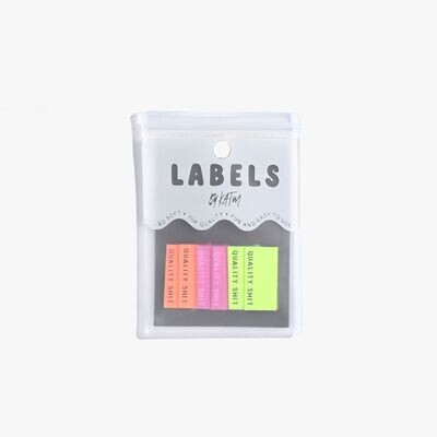Quality Shit | 6 sew in labels