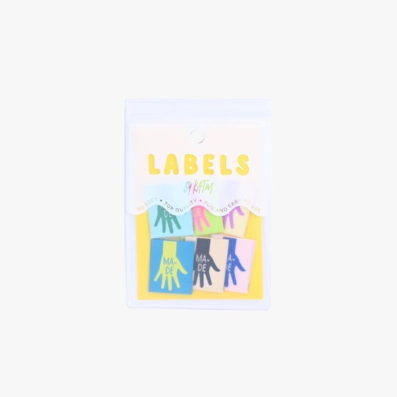 Made  | 6 sew in labels