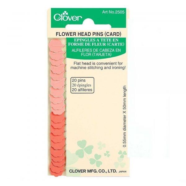 Clover Flower Head Pins