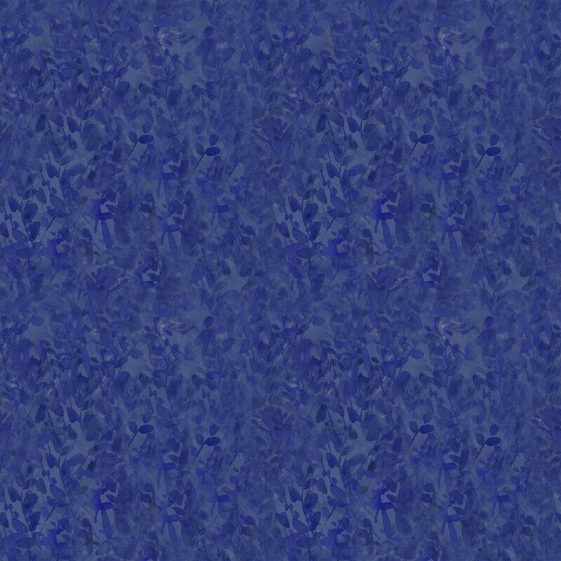 Blue Meadow Digital Thicket by Sue Zipkin for Clothworks