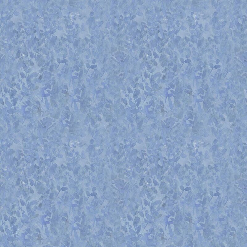 Blue Meadow Digital Thicket by Sue Zipkin for Clothworks