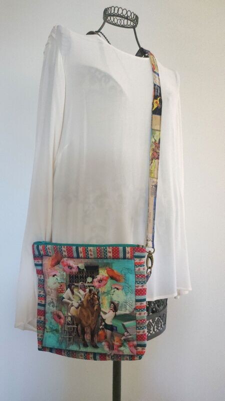 Lipstick Cowgirl Crossbody Bag