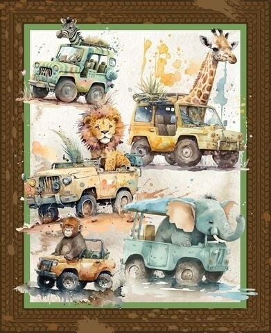 Safari Driving Cot Panel