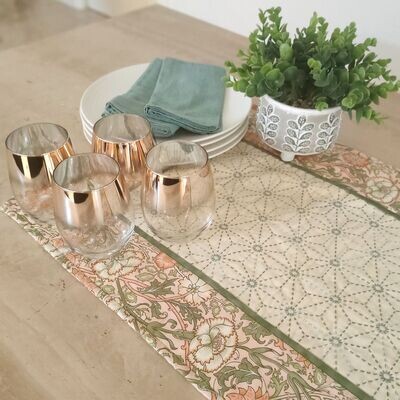 Thameside Sashiko Table Runner