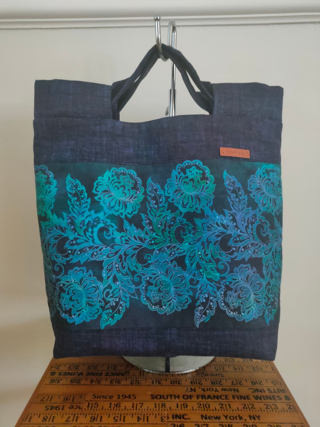 Border Print Tote Bag