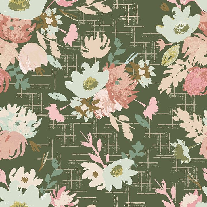 Blossom - Floral Bouquet Green