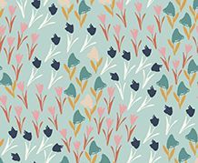 Blossom - Flower Buds Aqua