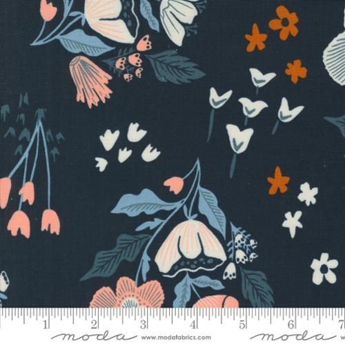 Folk Lore Garden Tales Large Floral - Peacoat