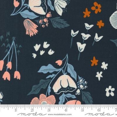 Folk Lore Garden Tales Large Floral - Peacoat Folk Lore Garden Tales Large Floral - Peacoat