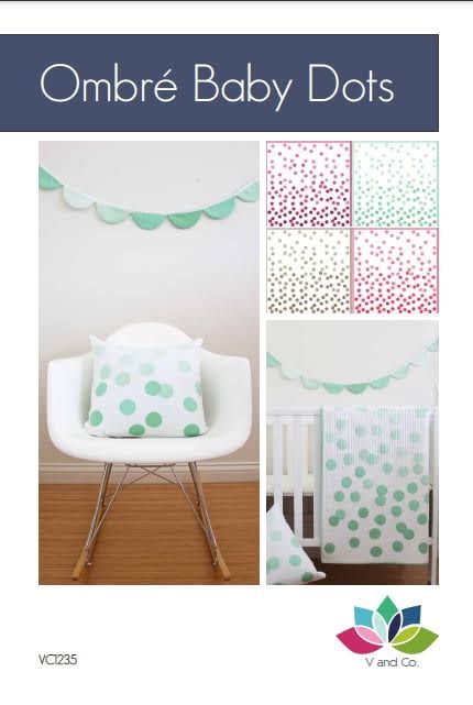Ombre Baby Dots - Pink
