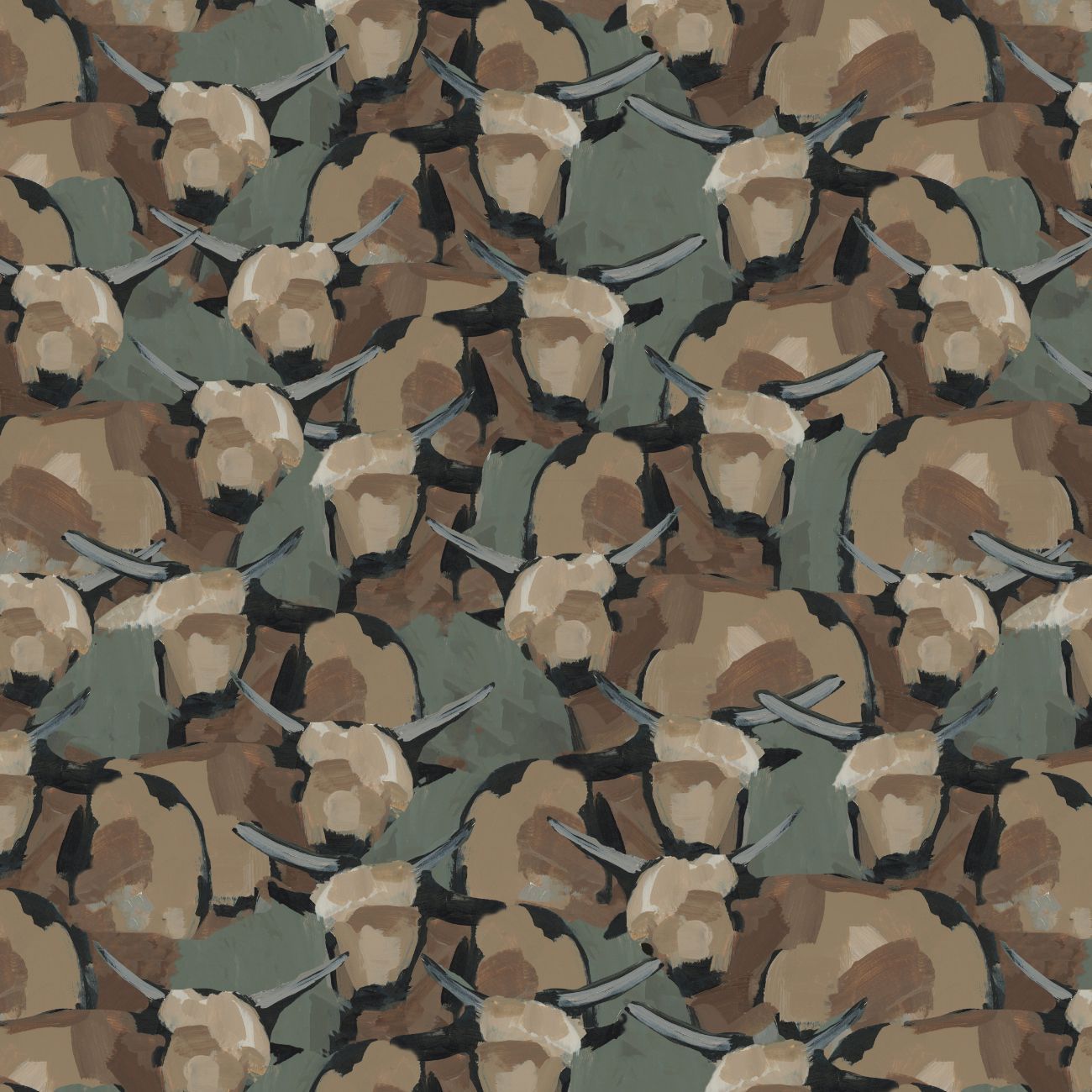 Over the Moor - Abstract Bulls Multi