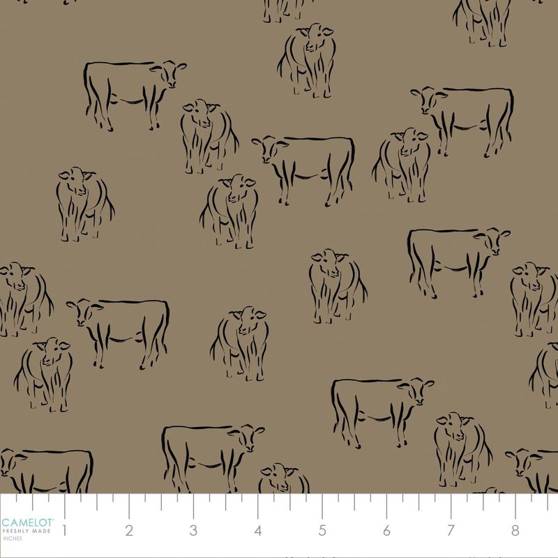 Over the Moor - Cattle Outlines Brown
