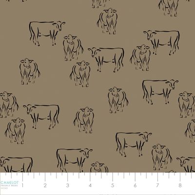 Over the Moor - Cattle Outlines Brown