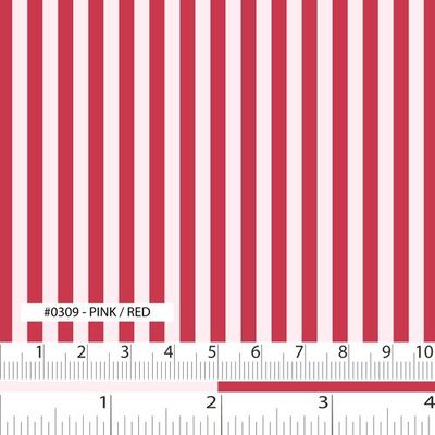 Simply Essentials - Pink/Red Stripe