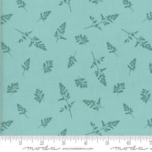 field of flowers fabric, green fabric, moda fabric