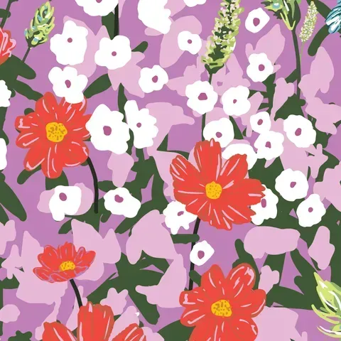Summer Abroad Rayon - Salzburg Lilac