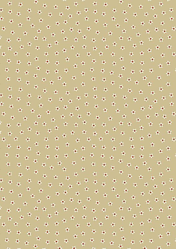 Isabella - Bramley floral on dark linen