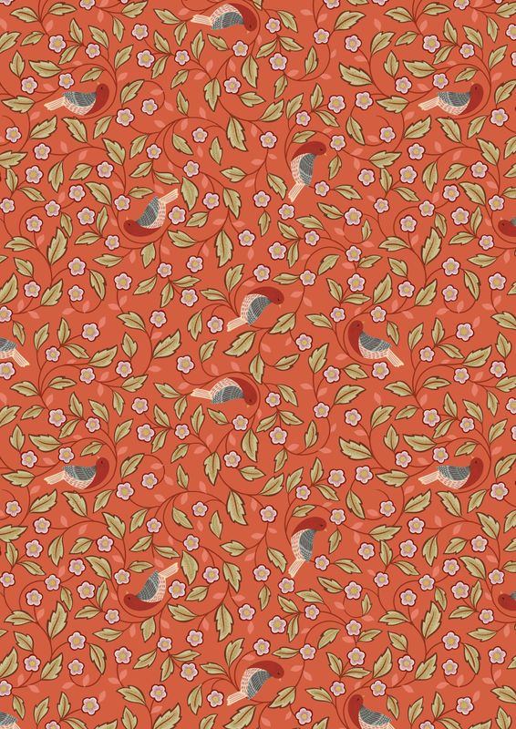 Isabella - Arts & crafts birds on terracotta