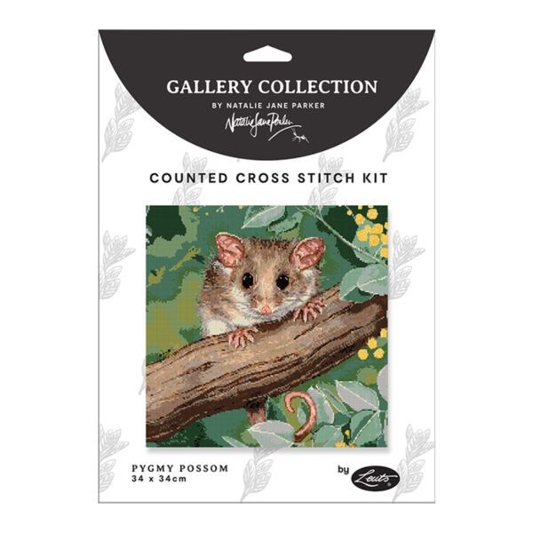 Natalie Jane Parker Counted Cross Stitch Kit Pygmy Possum