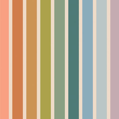 Slow Summer - Summer Stripe Canvas