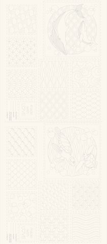 Ocean Sashiko Panel Natural