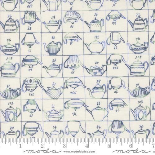 Novelty, Tea Pots, Blueprint, Vintage
