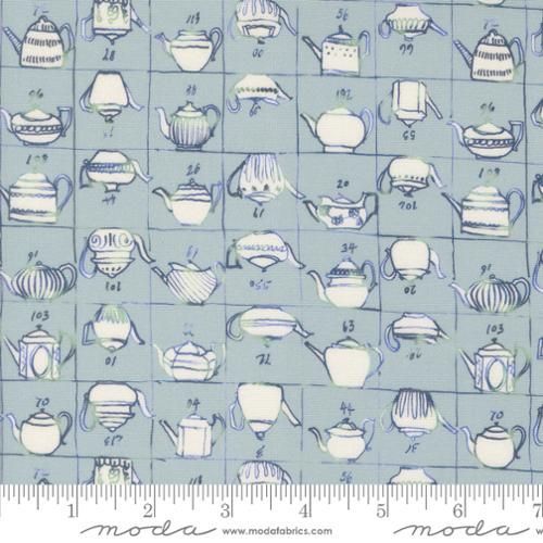 Novelty, Tea Pots, Blueprint, Vintage