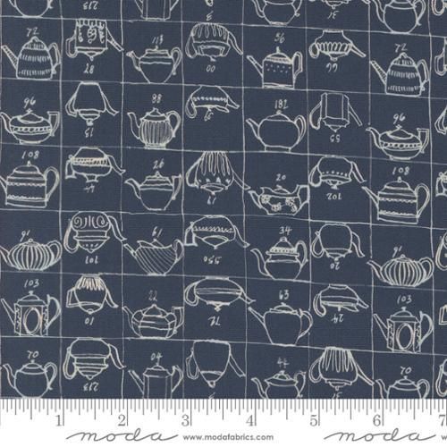 Novelty, Tea Pots, Blueprint, Vintage