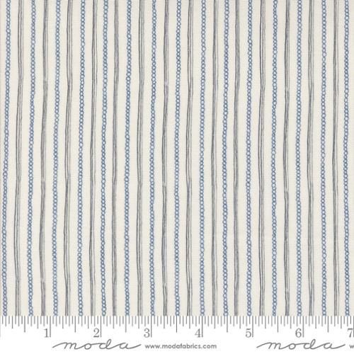 larking Sandling striped fabric on cream